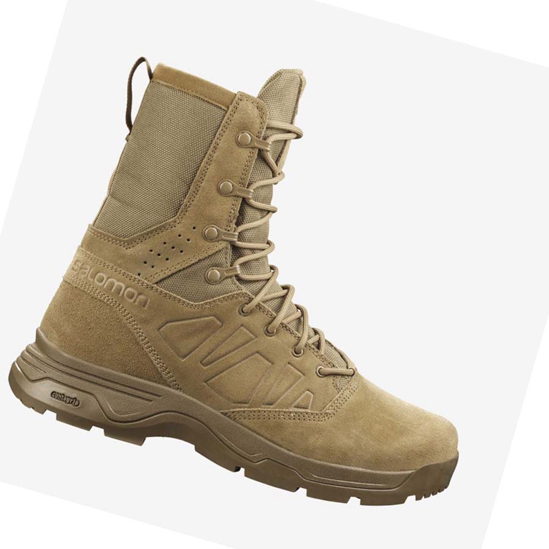 Botas Salomon GUARDIAN CLIMASALOMON™ FORCES WATERPROOF Mujer Marrones | 09583-URVT