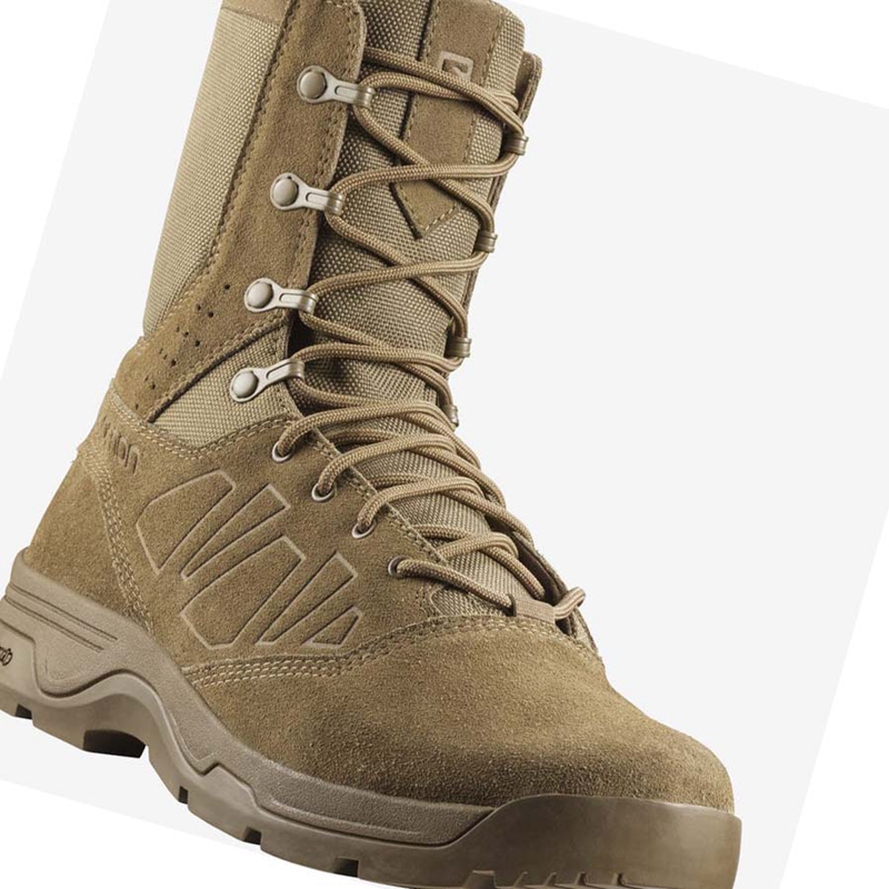 Botas Salomon GUARDIAN FORCES WIDE Hombre Marrones | 60179-XEJK