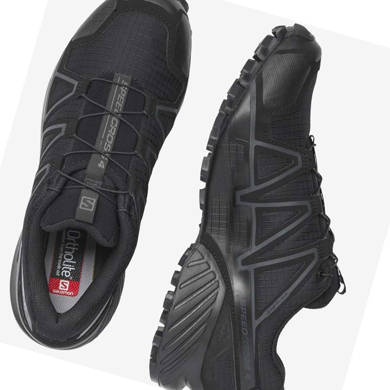 Botas Salomon SPEEDCROSS 4 WIDE FORCES Hombre Negras | 08341-FPLK