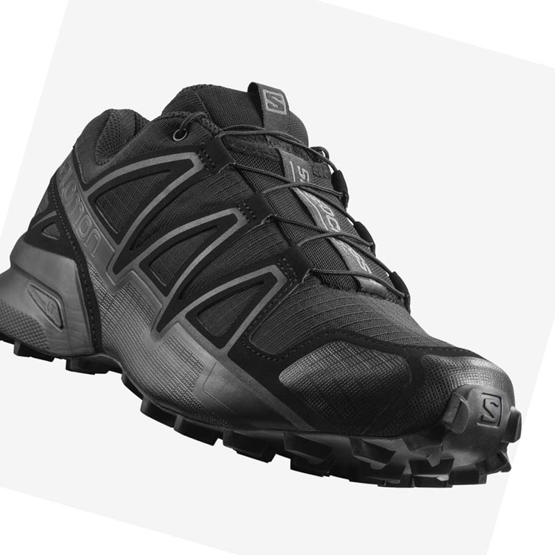 Botas Salomon SPEEDCROSS 4 WIDE FORCES Hombre Negras | 08341-FPLK