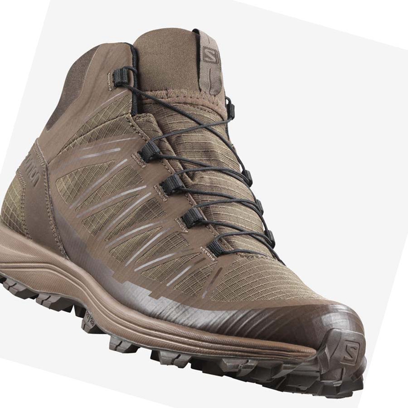 Botas Salomon SPEED ASSAULT FORCES Hombre Marrones | 21495-GRSX