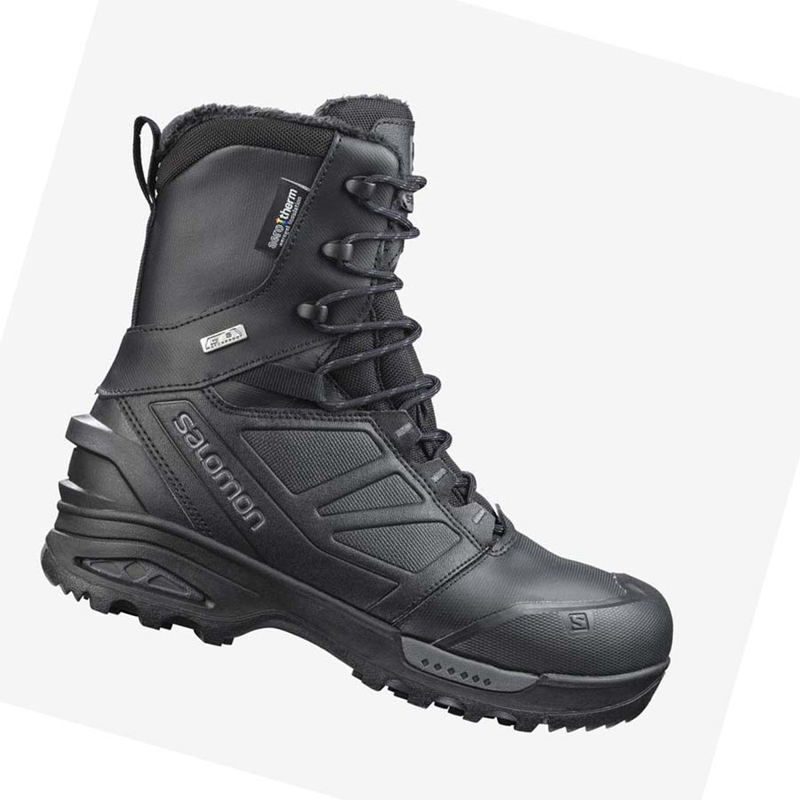 Botas Salomon TOUNDRA FORCES CLIMASALOMON™ WATERPROOF Hombre Negras | 64580-IWQY