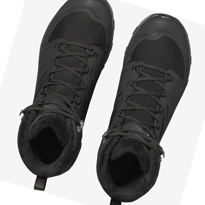 Botas de Invierno Salomon OUTBLAST THINSULATE™ CLIMASALOMON™ WATERPROOF Hombre Negras | 45290-MAPT