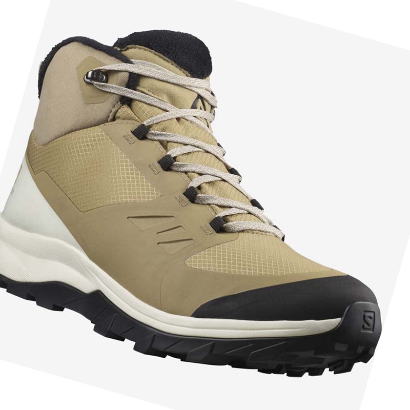 Botas de Invierno Salomon OUTSNAP CLIMASALOMON™ WATERPROOF Hombre Marrones | 61324-MCQV