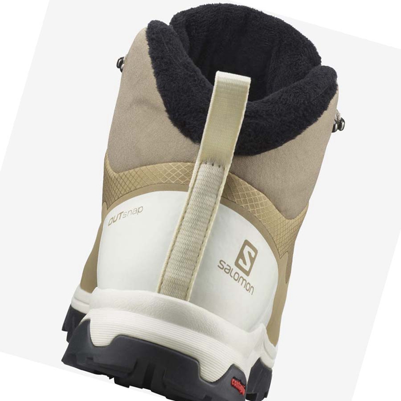 Botas de Invierno Salomon OUTSNAP CLIMASALOMON™ WATERPROOF Hombre Marrones | 61324-MCQV