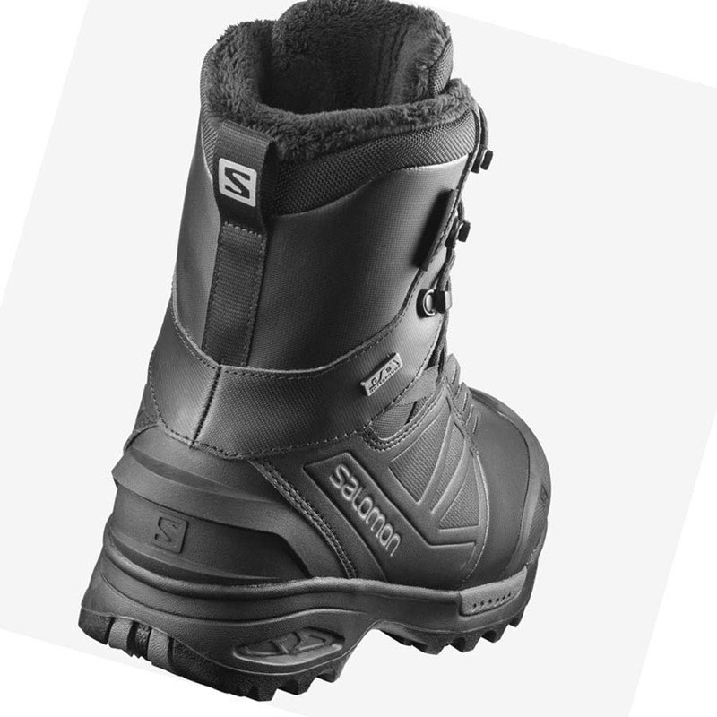 Botas de Invierno Salomon TOUNDRA PRO CLIMASALOMON™ WATERPROOF Hombre Negras | 32410-IJUZ