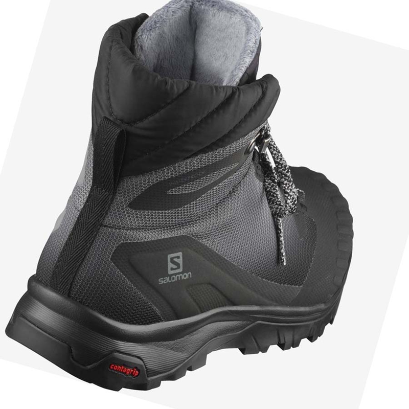 Botas de Invierno Salomon VAYA BLAZE THINSULATE™ CLIMASALOMON™ WATERPROOF Mujer Negras | 87549-FHUR