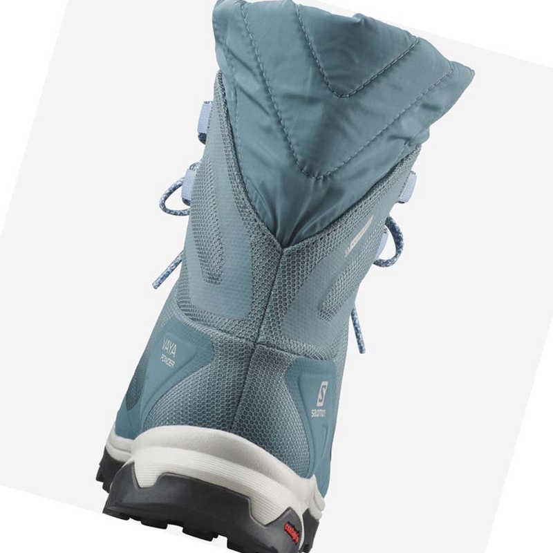 Botas de Invierno Salomon VAYA POWDER TS CSWP Mujer Azules | 15829-CIYB