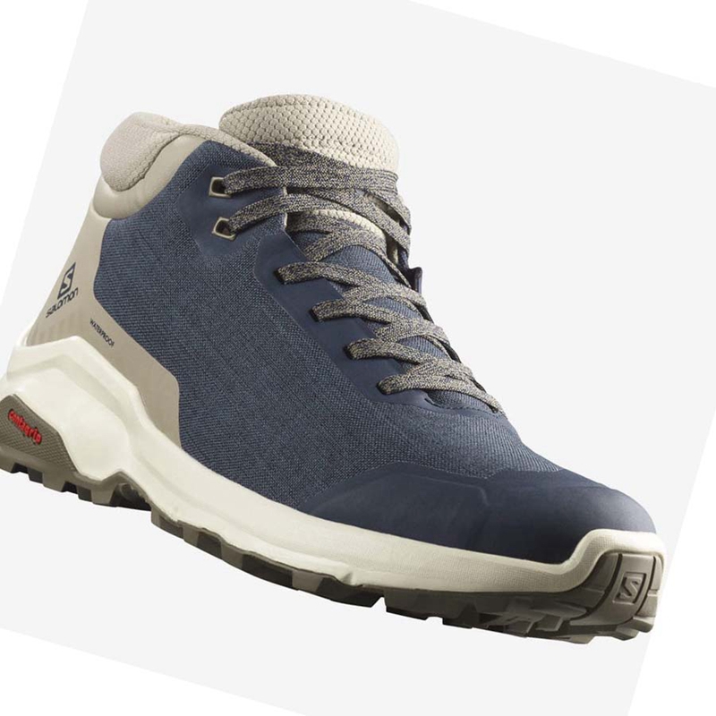 Botas de Invierno Salomon X REVEAL CHUKKA CLIMASALOMON™ WATERPROOF Hombre Marrones | 38659-MQZH