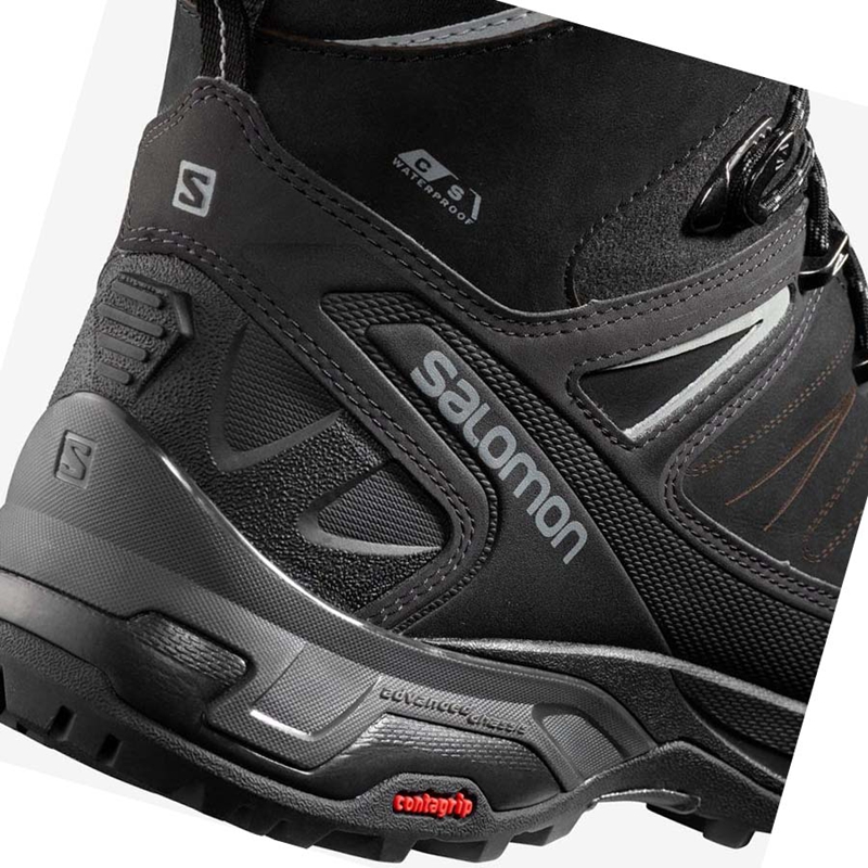 Botas de Invierno Salomon X ULTRA WINTER CLIMASALOMON™ WATERPROOF 2 Hombre Negras | 51632-YKFH