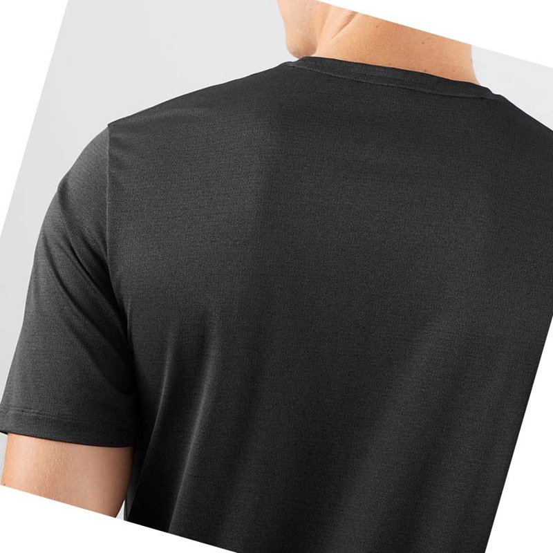 Camiseta Salomon AGILE TRAINING Hombre Negras | 32751-QKBW