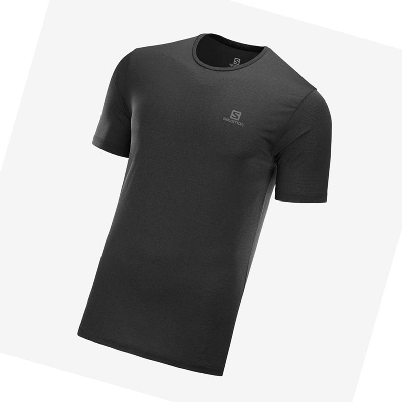 Camiseta Salomon AGILE TRAINING Hombre Negras | 32751-QKBW