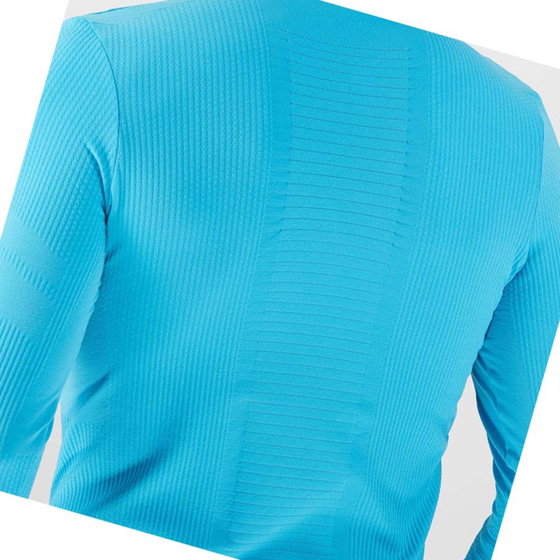 Camiseta Salomon ESSENTIAL SEAMLESS Hombre Azules | 93841-IZFK