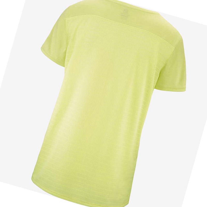 Camiseta Salomon OUTLINE SUMMER Mujer Verde Menta | 48269-RVFZ