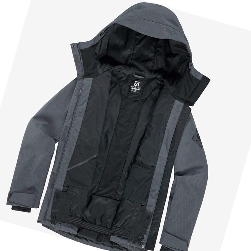 Chaquetas De Esquí Salomon PROOF LIGHT Mujer Negras | 87513-FUSR