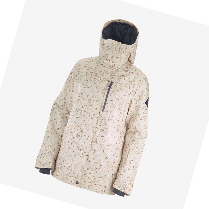 Chaquetas De Esquí Salomon STANCE CARGO Mujer Beige | 26417-QWRX