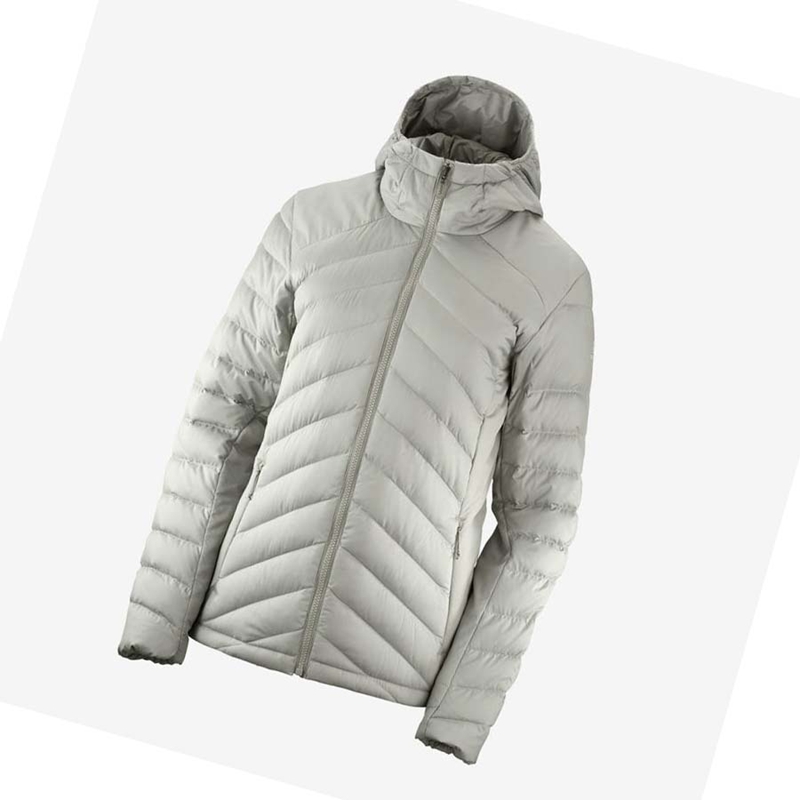 Chaquetas Salomon ESSENTIAL XWARM DOWN INSULATED Mujer Blancas | 45102-JKDU