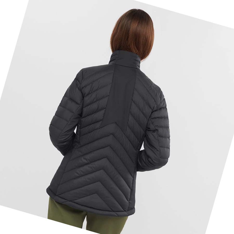 Chaquetas Salomon ESSENTIAL XWARM DOWN INSULATED Mujer Negras | 65031-VNRK