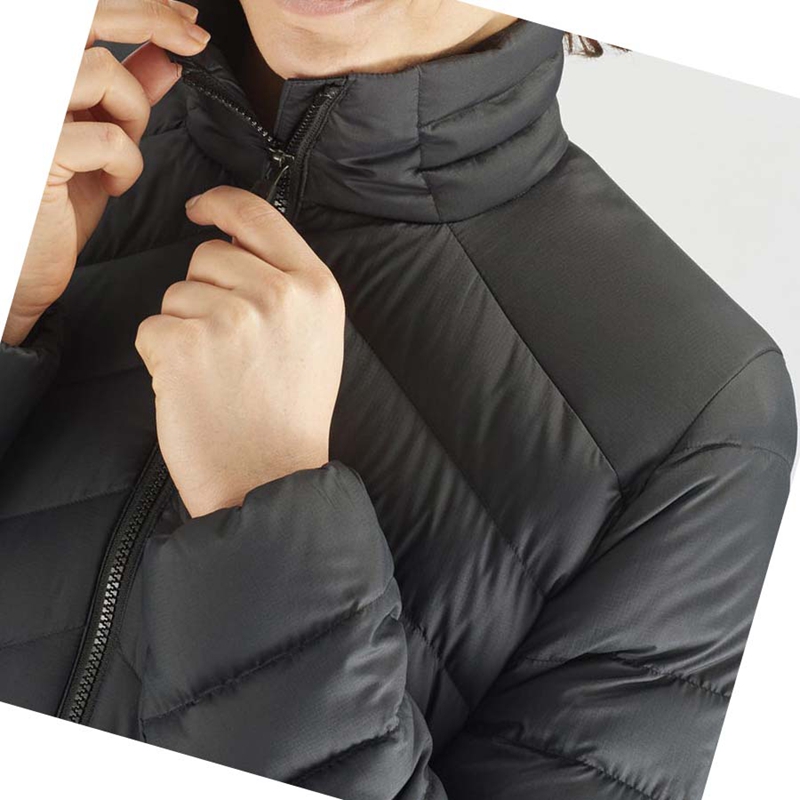 Chaquetas Salomon ESSENTIAL XWARM DOWN INSULATED Mujer Negras | 65031-VNRK