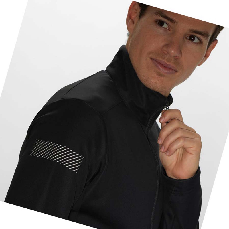 Chaquetas Salomon GORE TEX INFINIUM™ WINDSTOPPER® Hombre Negras | 20361-PVSA