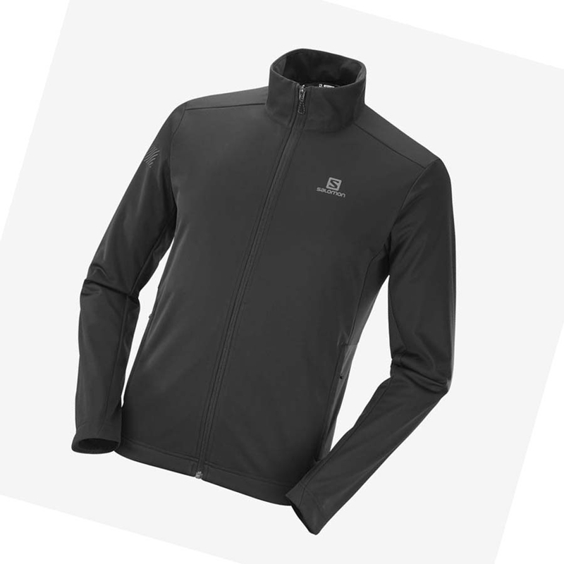 Chaquetas Salomon GORE TEX INFINIUM™ WINDSTOPPER® Hombre Negras | 20361-PVSA