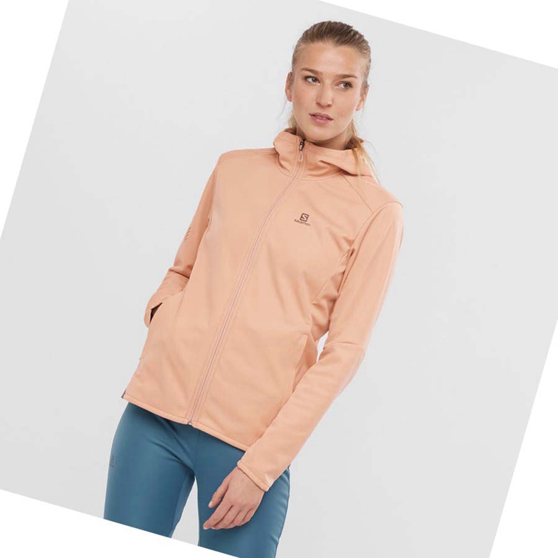 Chaquetas Salomon GORE TEX INFINIUM™ WINDSTOPPER® Mujer Rosas | 97183-PXUR