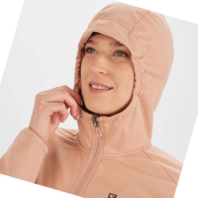 Chaquetas Salomon GORE TEX INFINIUM™ WINDSTOPPER® Mujer Rosas | 97183-PXUR