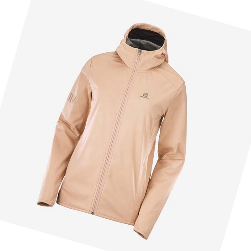 Chaquetas Salomon GORE TEX INFINIUM™ WINDSTOPPER® Mujer Rosas | 97183-PXUR