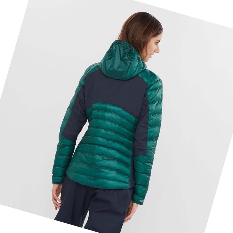 Chaquetas Salomon OUTPEAK PRIMALOFT INSULATED Mujer Verde | 96350-AZPL