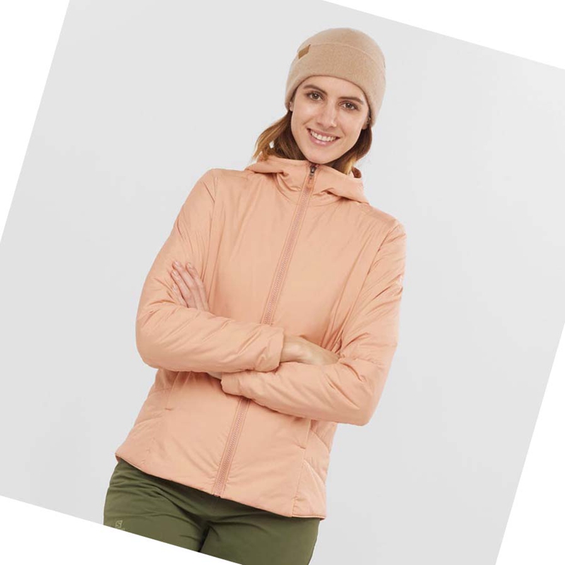 Chaquetas Salomon OUTRACK INSULATED Mujer Rosas | 13602-MPEW