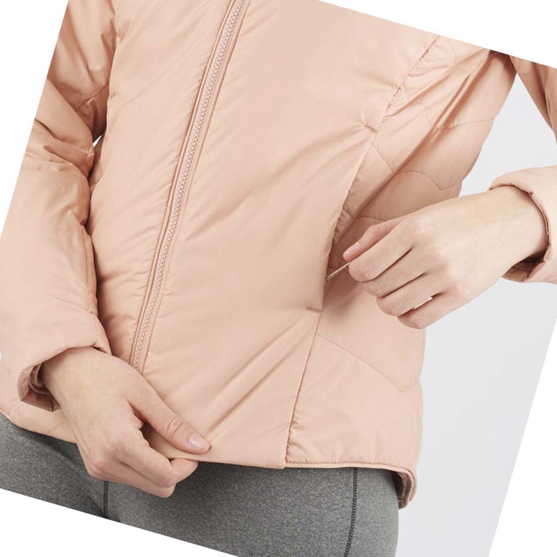 Chaquetas Salomon OUTRACK INSULATED Mujer Rosas | 13602-MPEW