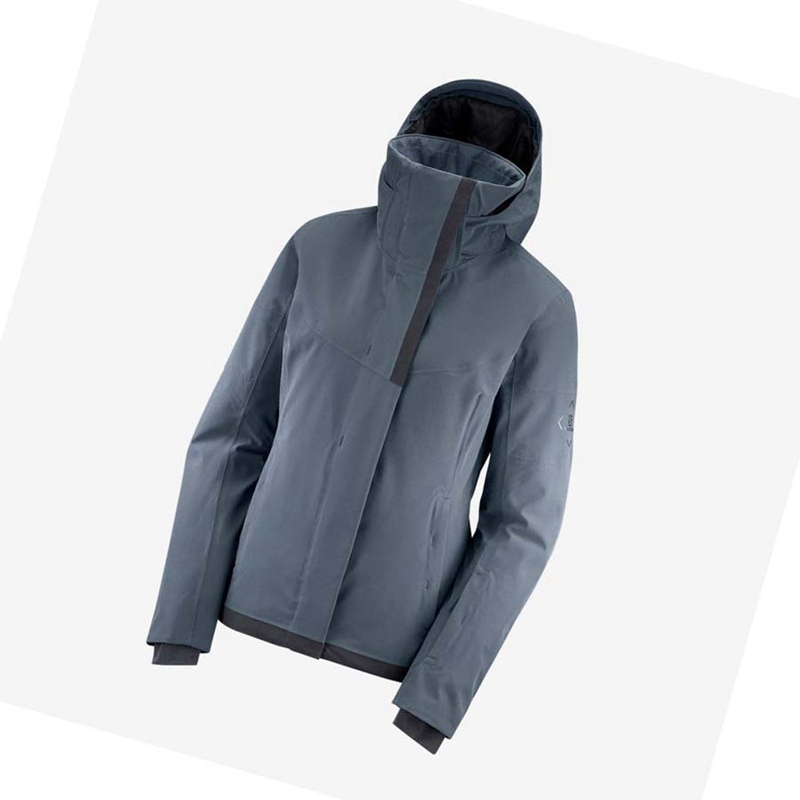 Chaquetas Salomon SPEED INSULATED Mujer Plateadas | 70194-TORP