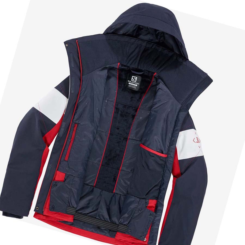 Chaquetas Salomon SPEED INSULATED Mujer Rojas | 91682-FSYM