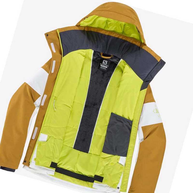 Chaquetas Salomon SPEED INSULATED Mujer Blancas | 95801-JXVF