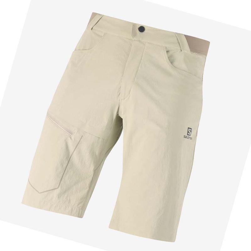 Pantalones Cortos Salomon WAYFARER Hombre Beige | 19207-EVSQ