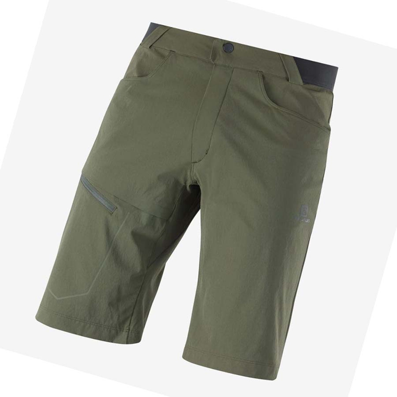 Pantalones Cortos Salomon WAYFARER Hombre Verde Oliva | 67530-XPNC