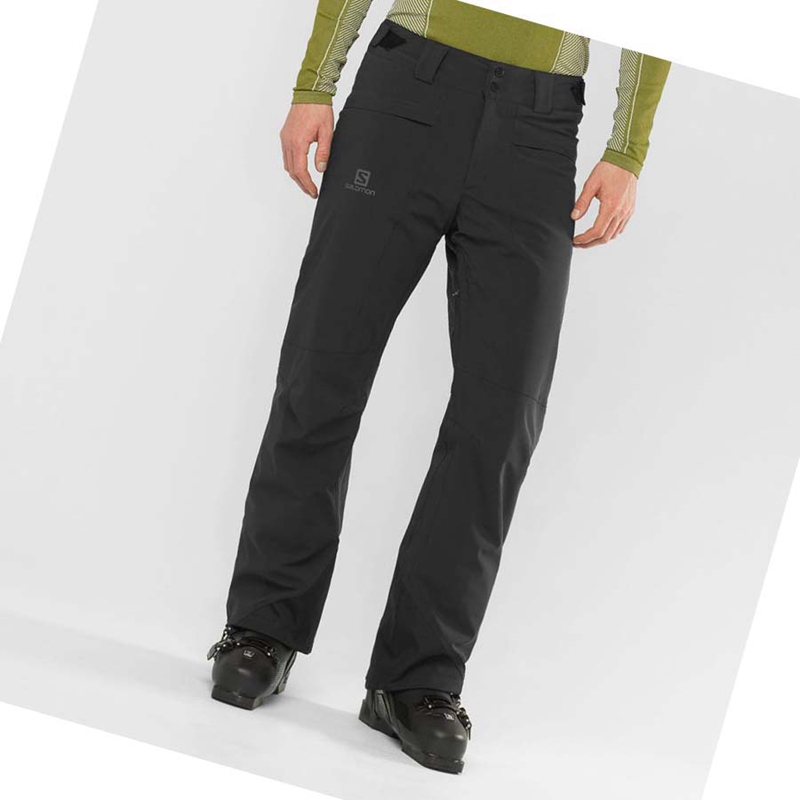 Pantalones De Esquí Salomon BRILLIANT Hombre Negras | 32460-YUNJ