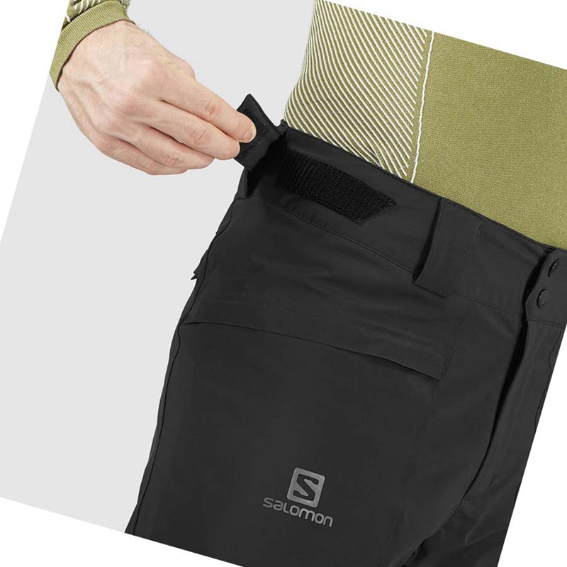 Pantalones De Esquí Salomon BRILLIANT Hombre Negras | 32460-YUNJ