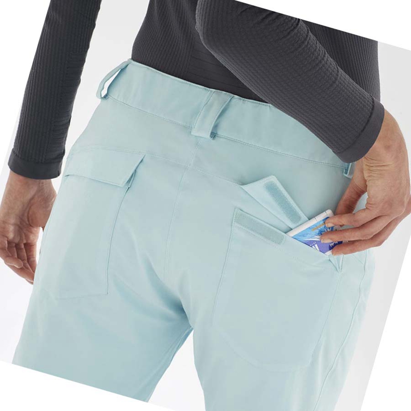 Pantalones De Esquí Salomon EDGE Mujer Verde Menta | 95374-XCGV