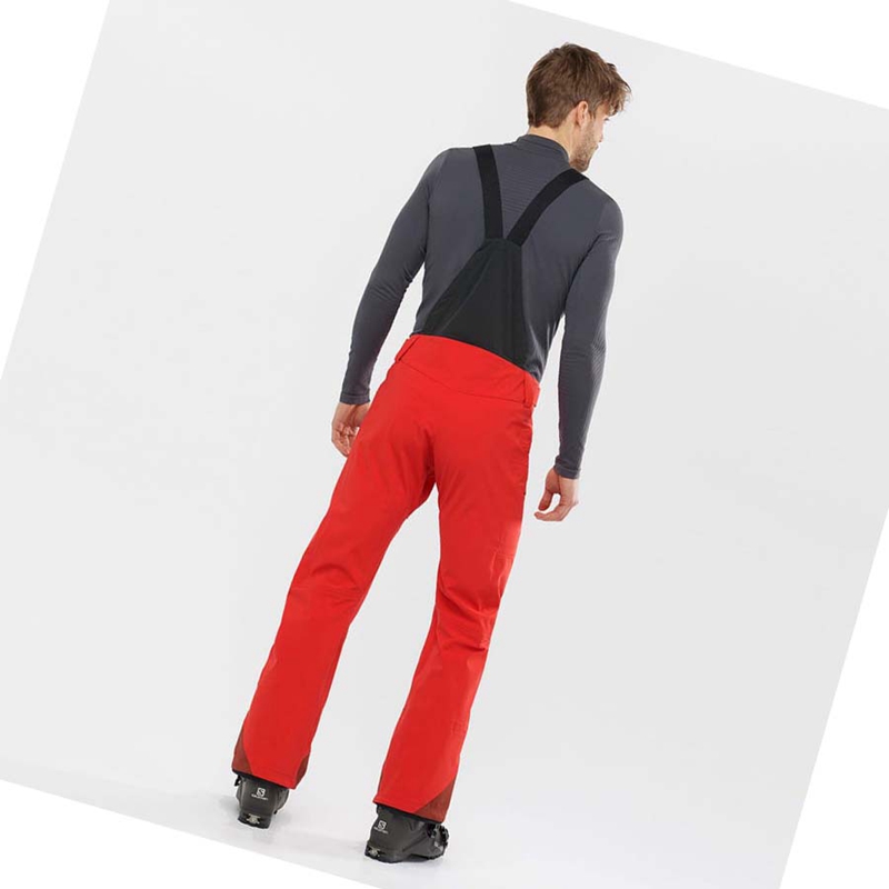 Pantalones De Esquí Salomon OUTLAW 3L Hombre Rojas | 98647-RLXZ