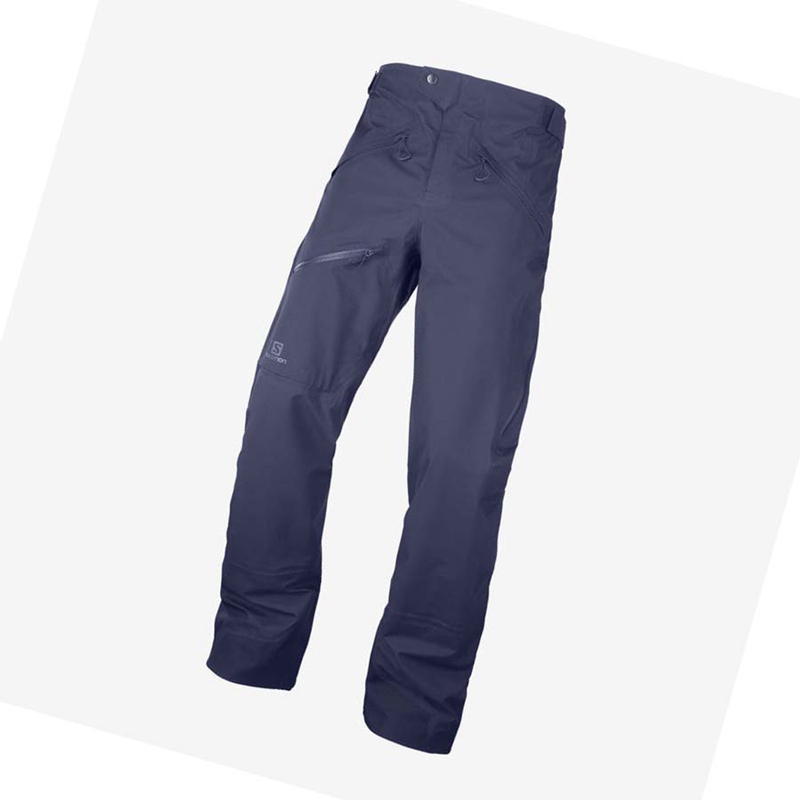 Pantalones De Esquí Salomon OUTPEAK GORE-TEX 3L Hombre Azules | 18564-HZEI