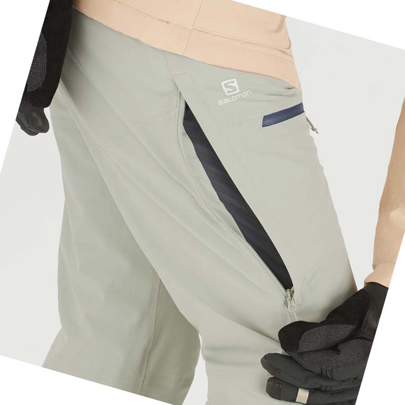 Pantalones De Esquí Salomon PROOF LIGHT Mujer Beige | 35681-FPCU