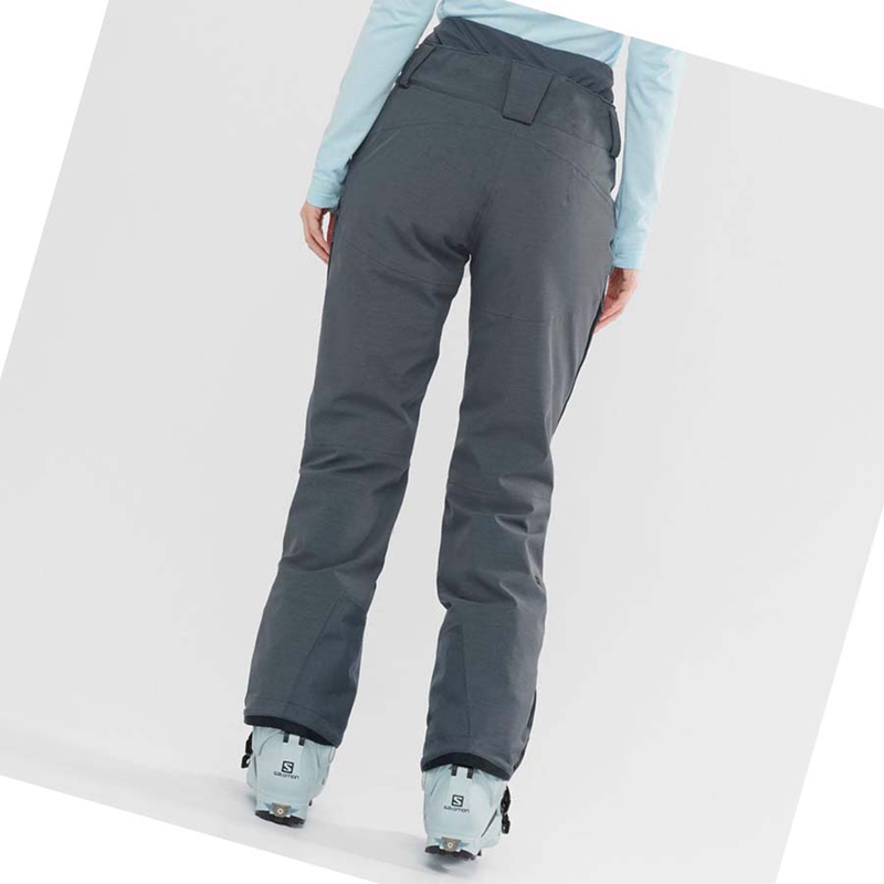 Pantalones De Esquí Salomon PROOF LIGHT Mujer Gris | 71953-TIHM