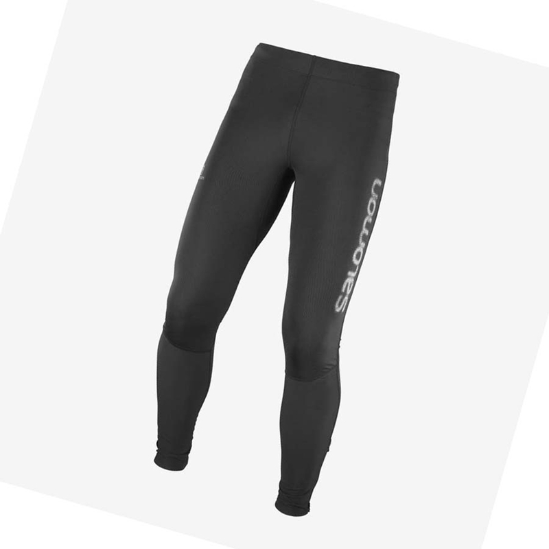 Pantalones Salomon AGILE LONG Hombre Negras | 74958-FHRY