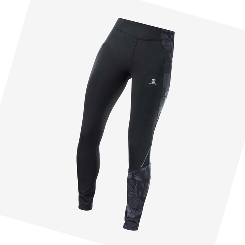 Pantalones Salomon CROSS RUN 28\'\' Mujer Gris | 62715-WSAP