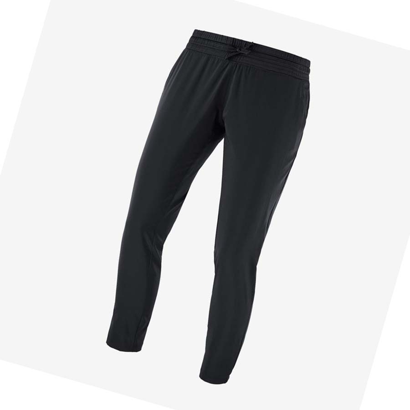 Pantalones Salomon ESSENTIAL LIGHT Mujer Negras | 32014-ZTNH