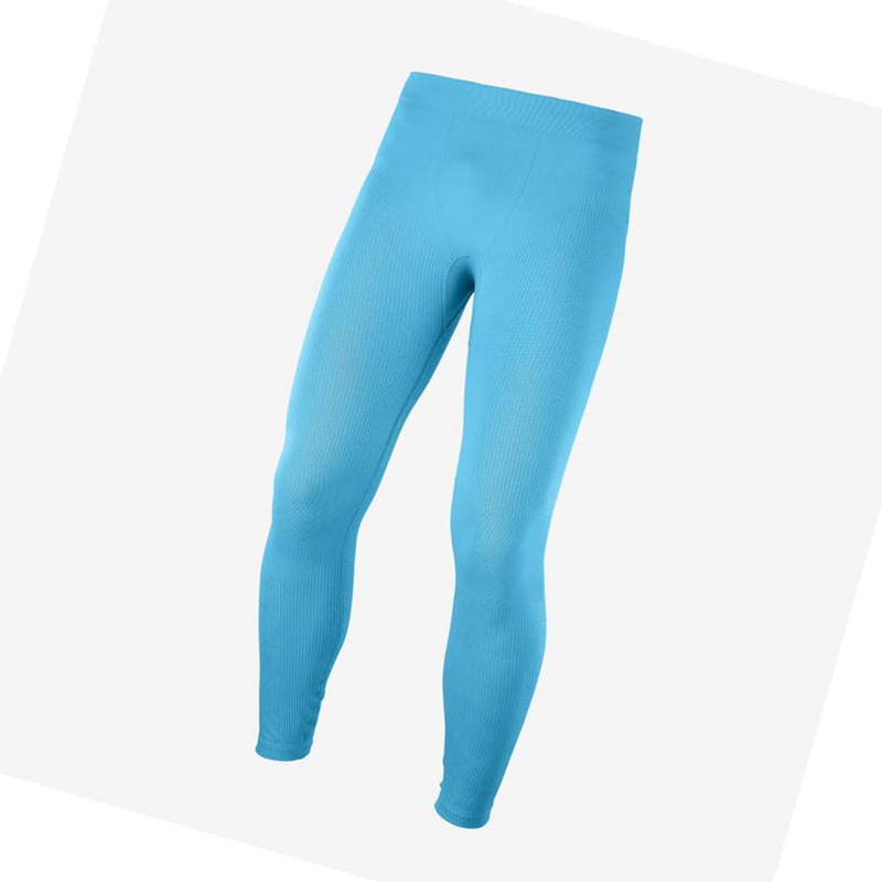 Pantalones Salomon ESSENTIAL SEAMLESS Hombre Azules | 31465-SUJP