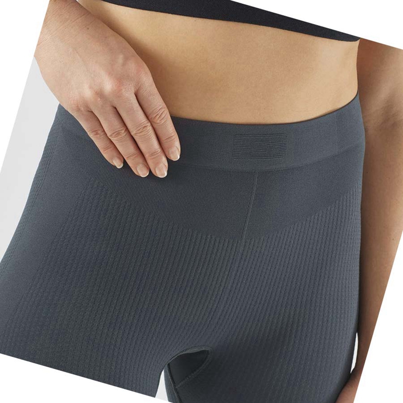 Pantalones Salomon ESSENTIAL SEAMLESS Mujer Negras | 34097-YJMF