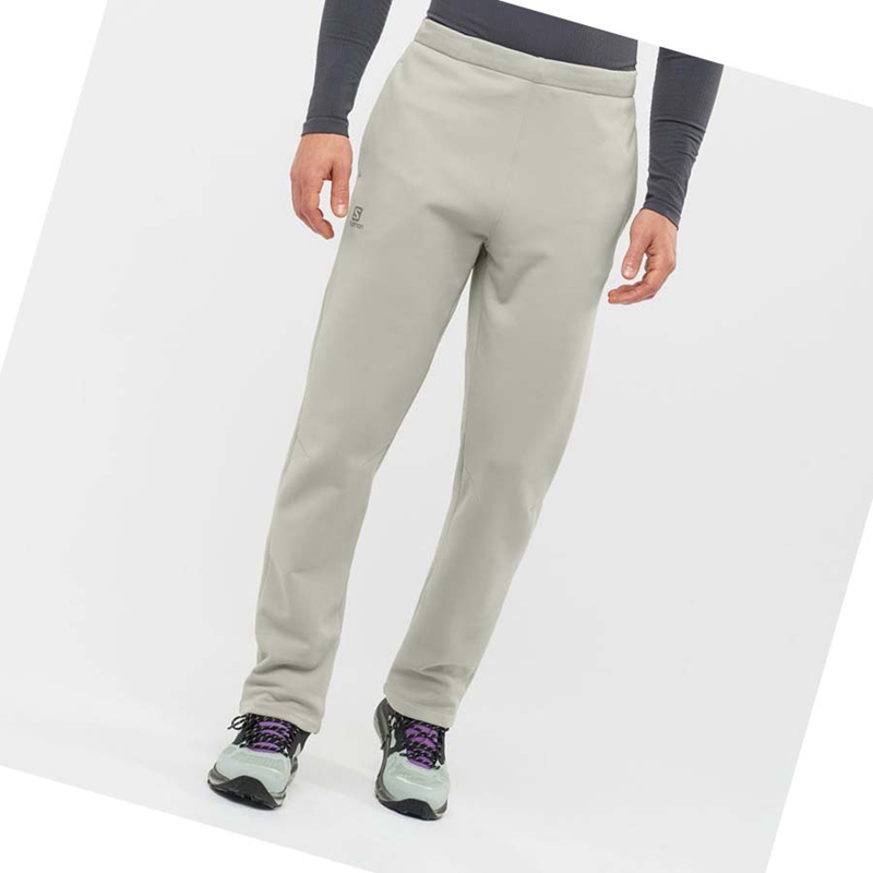 Pantalones Salomon ESSENTIAL WARM FLEECE Hombre Beige | 26847-KZID