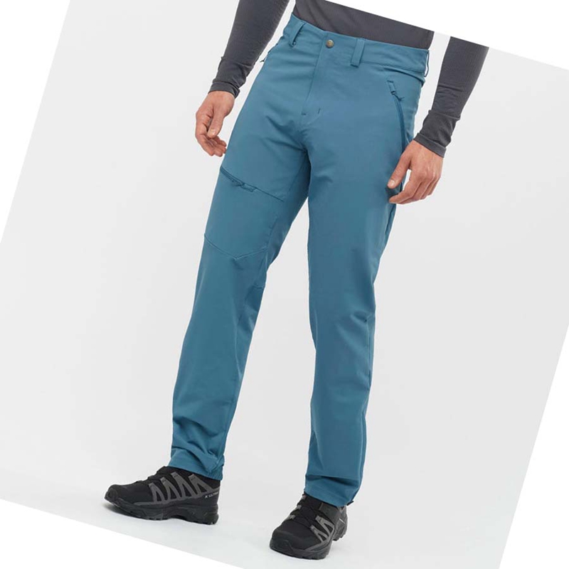 Pantalones Salomon OUTPEAK WARM Hombre Azules | 26041-MEQJ